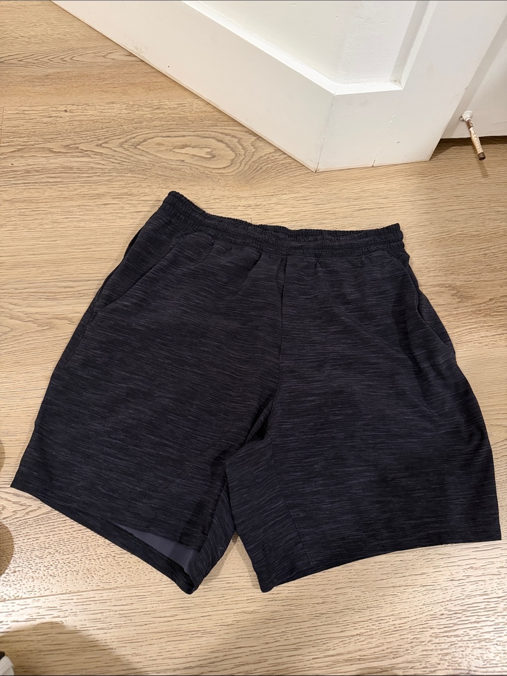 Men's Black Athletic Shorts - Casual Performance